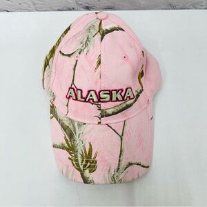 Women's Pink Camo 100% Cotton Alaska Hat, OS